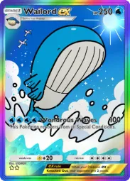 Wailord ex — Special Art Rare, #197