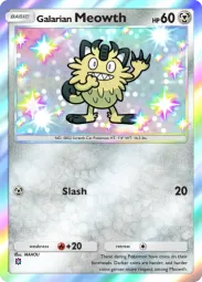 Galarian Meowth — Shiny, #218