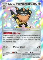 Galarian Perrserker — Shiny, #219