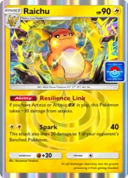 Raichu — Rare, Promo A #044