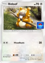 Bidoof — Common, Promo A #057