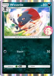 Weavile — Rare, #100