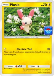 Plusle — Common, Promo B #027